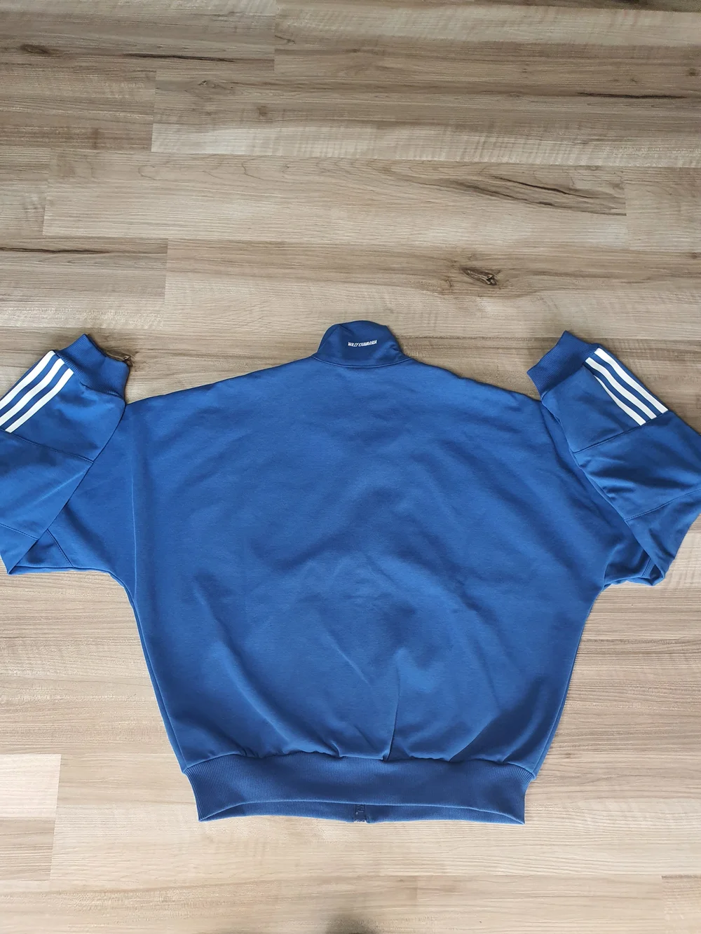 Adidas x Willy Chavarria Full Zip Knit Tracktop Jacket Marine JV8991 Sz Men's M